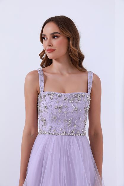Embellished bustier dress