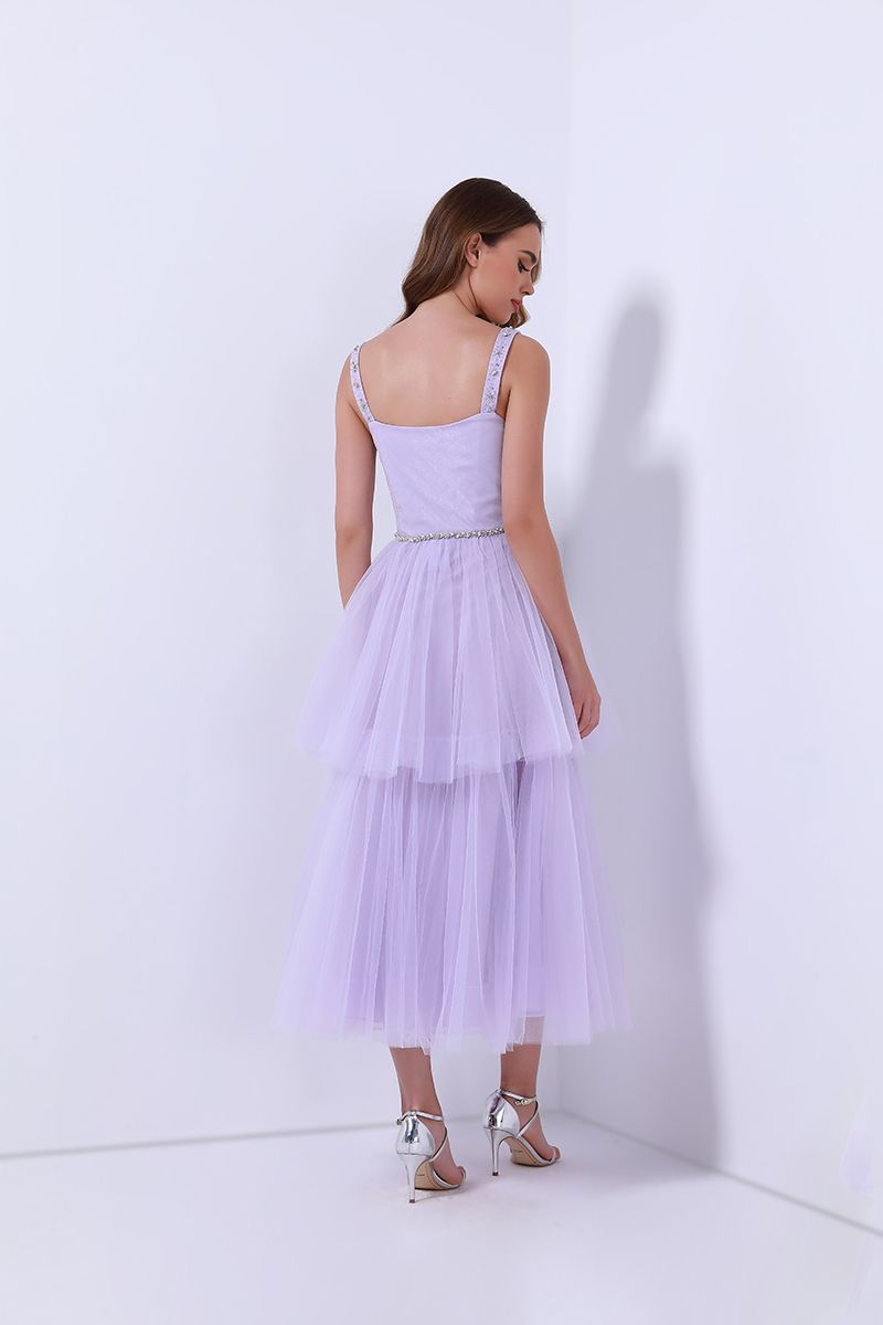 Embellished bustier dress