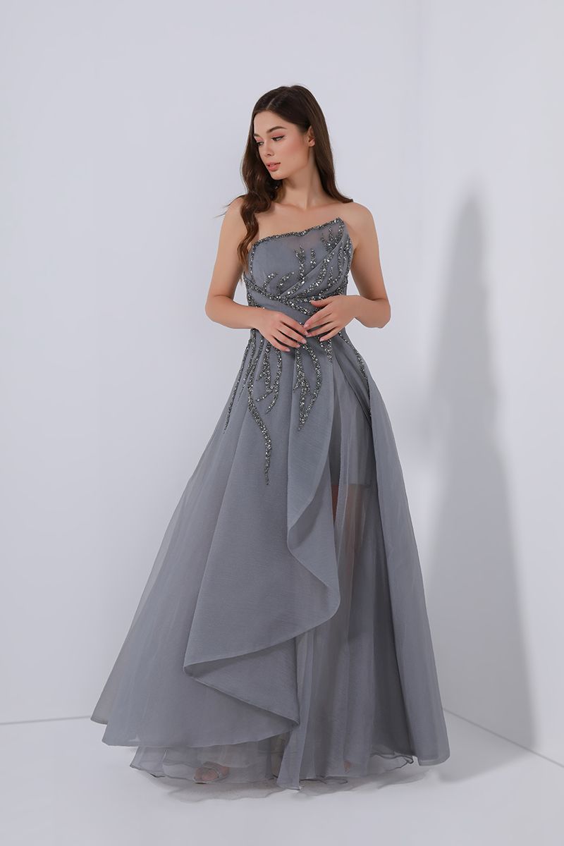 beaded embellishment dress