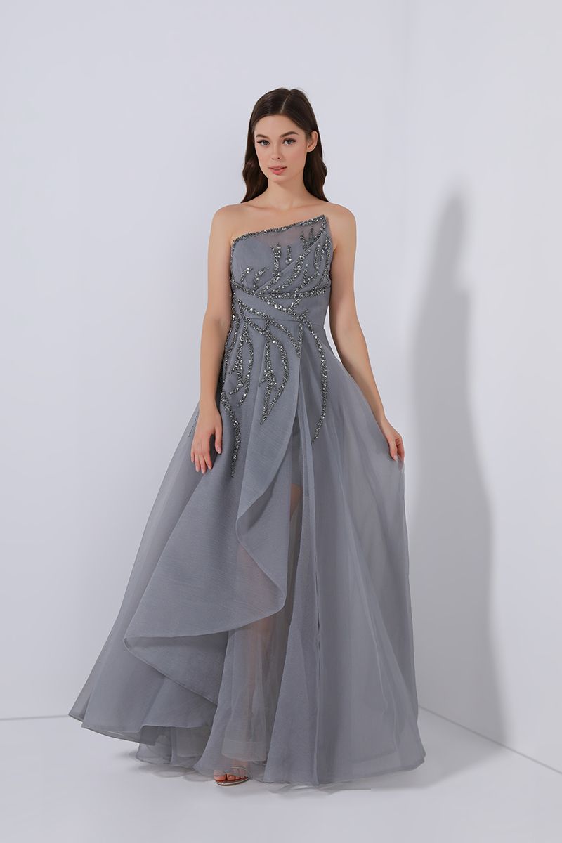 Beaded embellishment dress