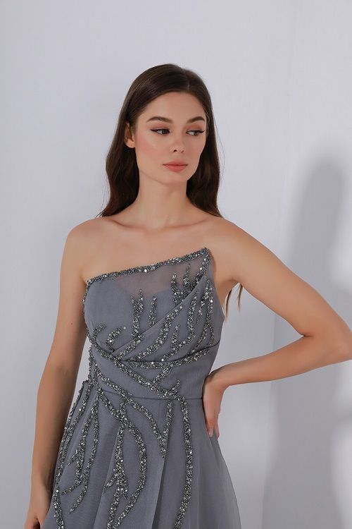 Beaded embellishment dress