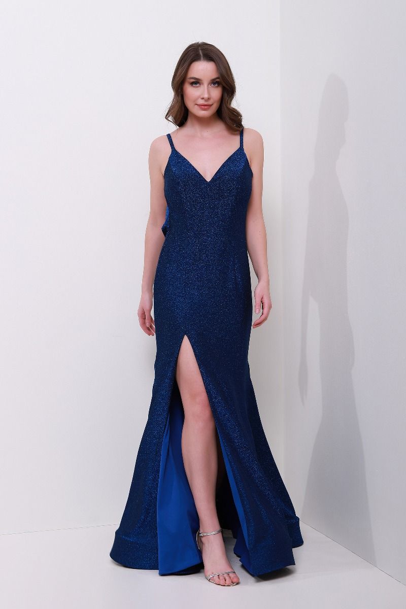 Drapped back dress