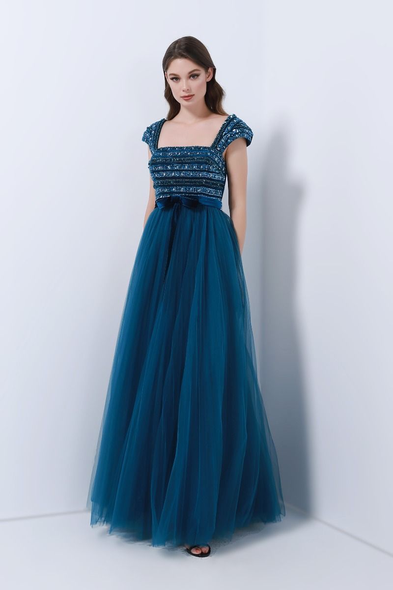 Sequin embellishment dress