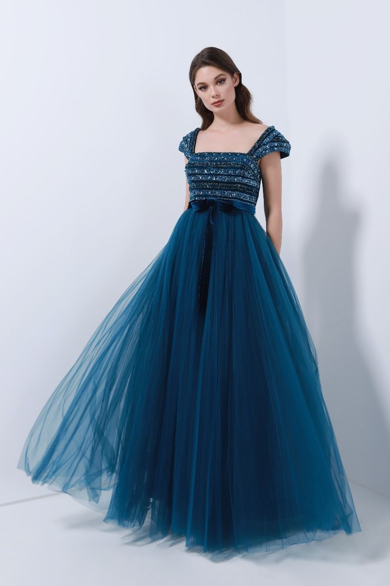 Sequin embellishment dress