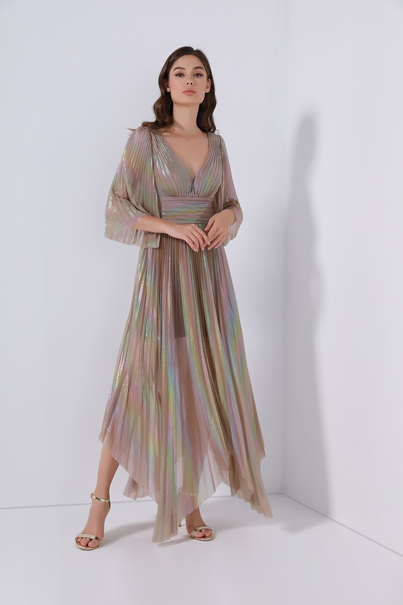 Asymmetrical hem  dress