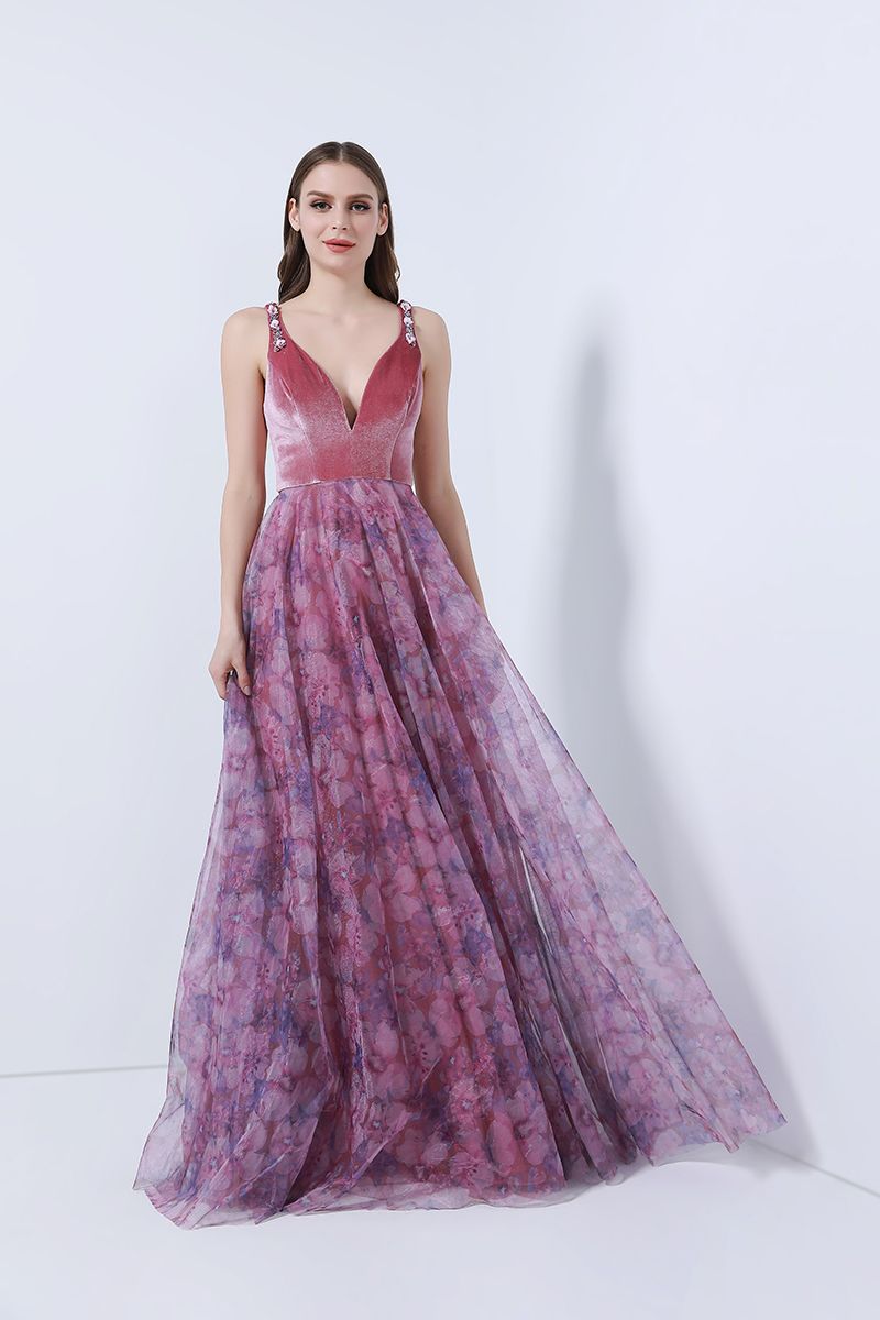 Unique floral dress