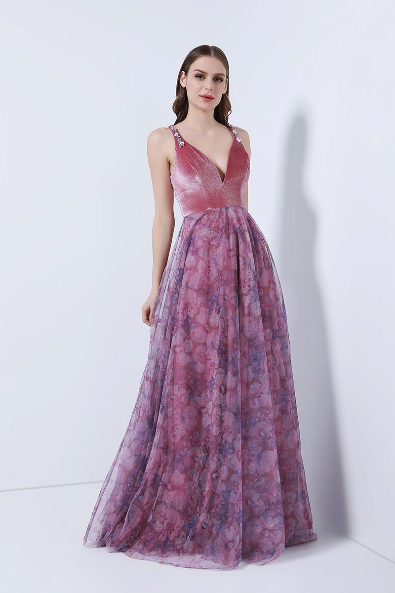 Unique floral dress