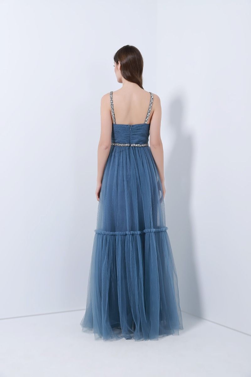 Crossover bustier dress
