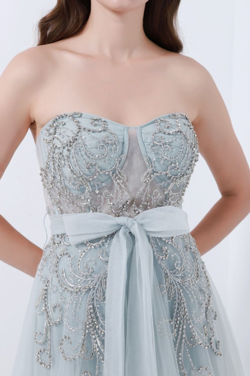 Self-tie bow dress