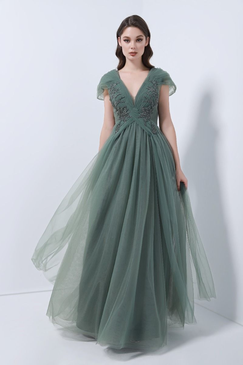 Twisted bustier dress