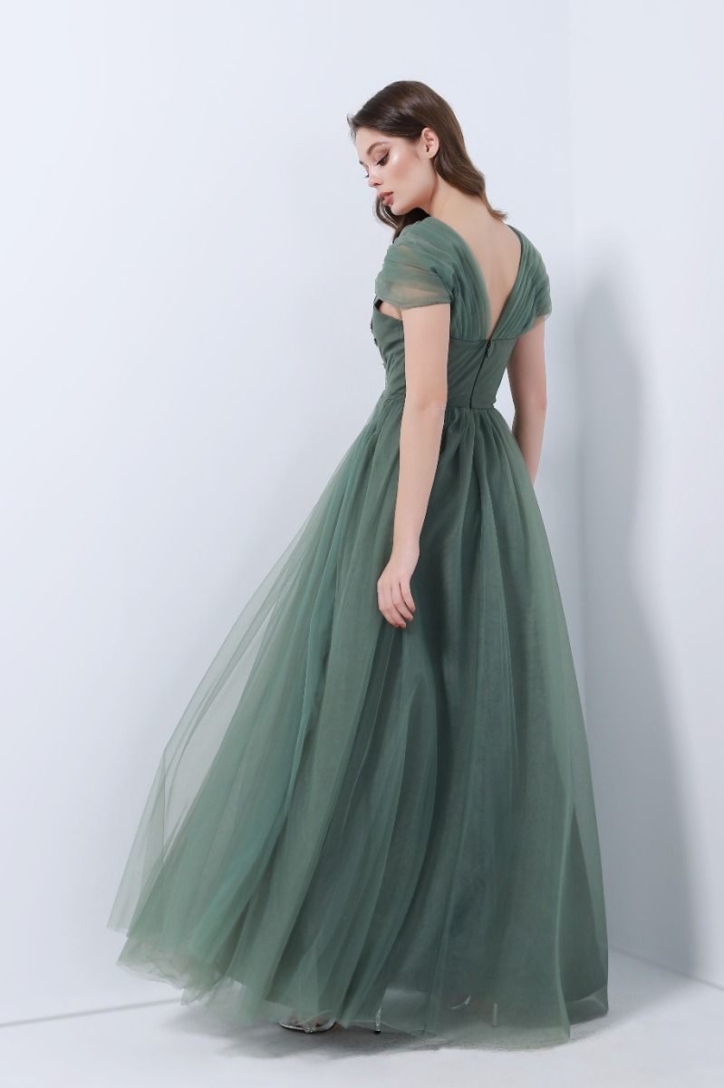 Twisted bustier dress