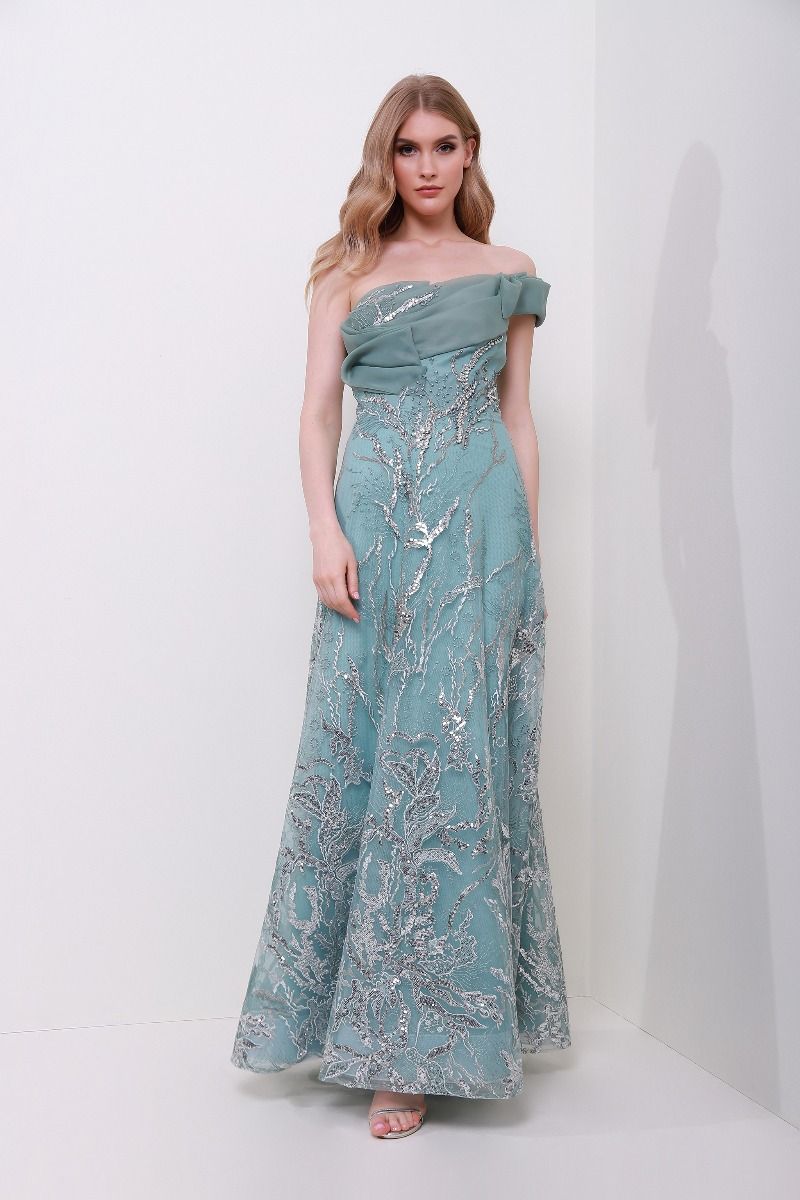 Sequin embellishment dress