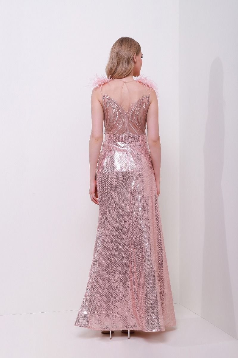 Sequin embellishment dress