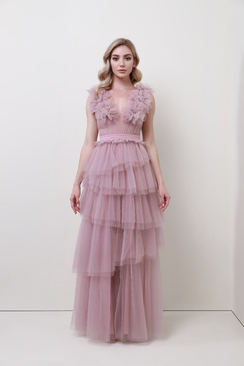Ruffle ruffles dress