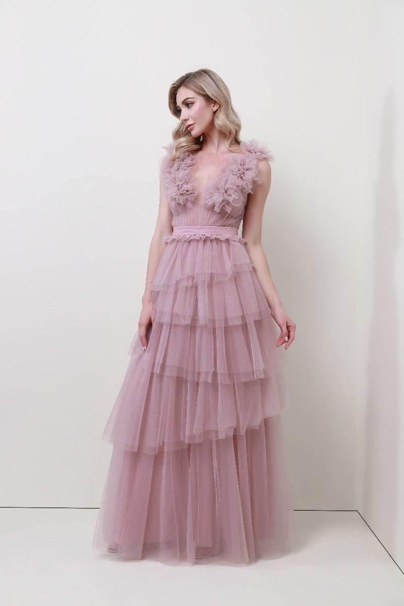 Ruffle ruffles dress