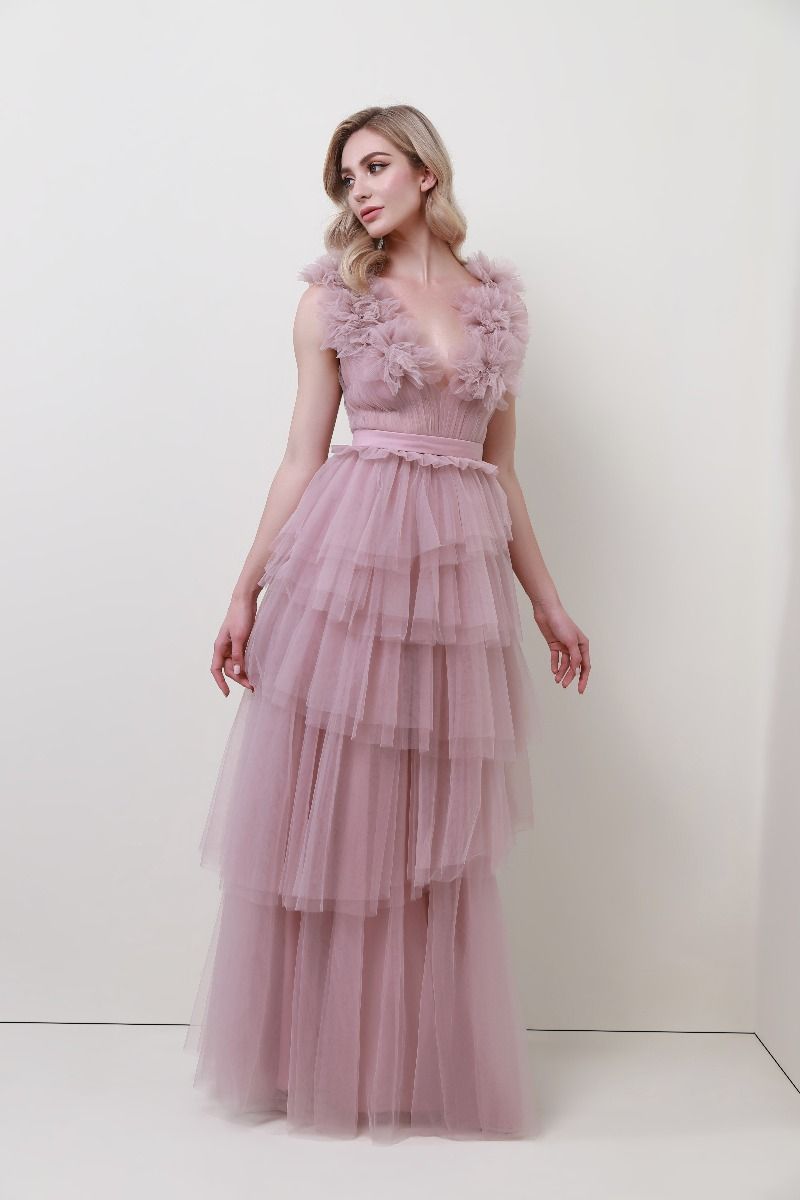 Ruffle ruffles dress