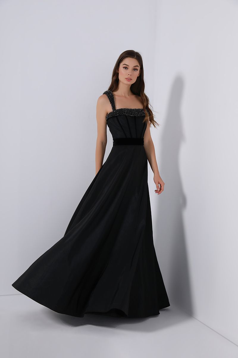 Rhinestone embellishment dress