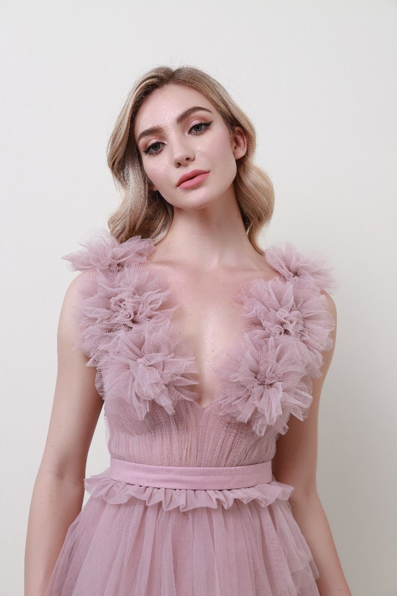 Ruffle ruffles dress
