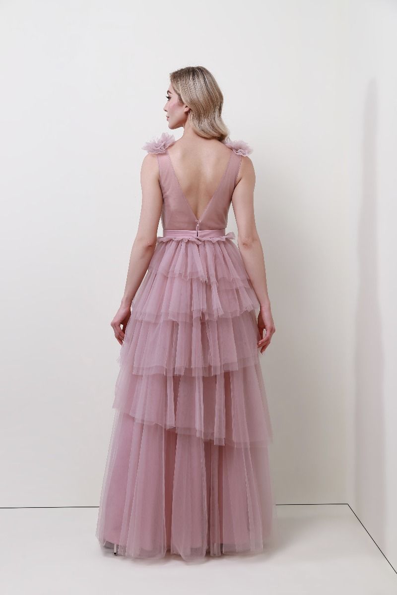 Ruffle ruffles dress