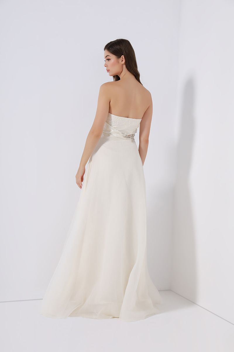 Embellished floral applique dress