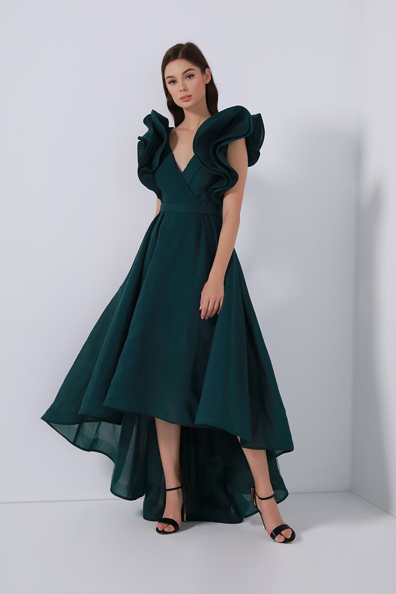 Statement ruffles dress