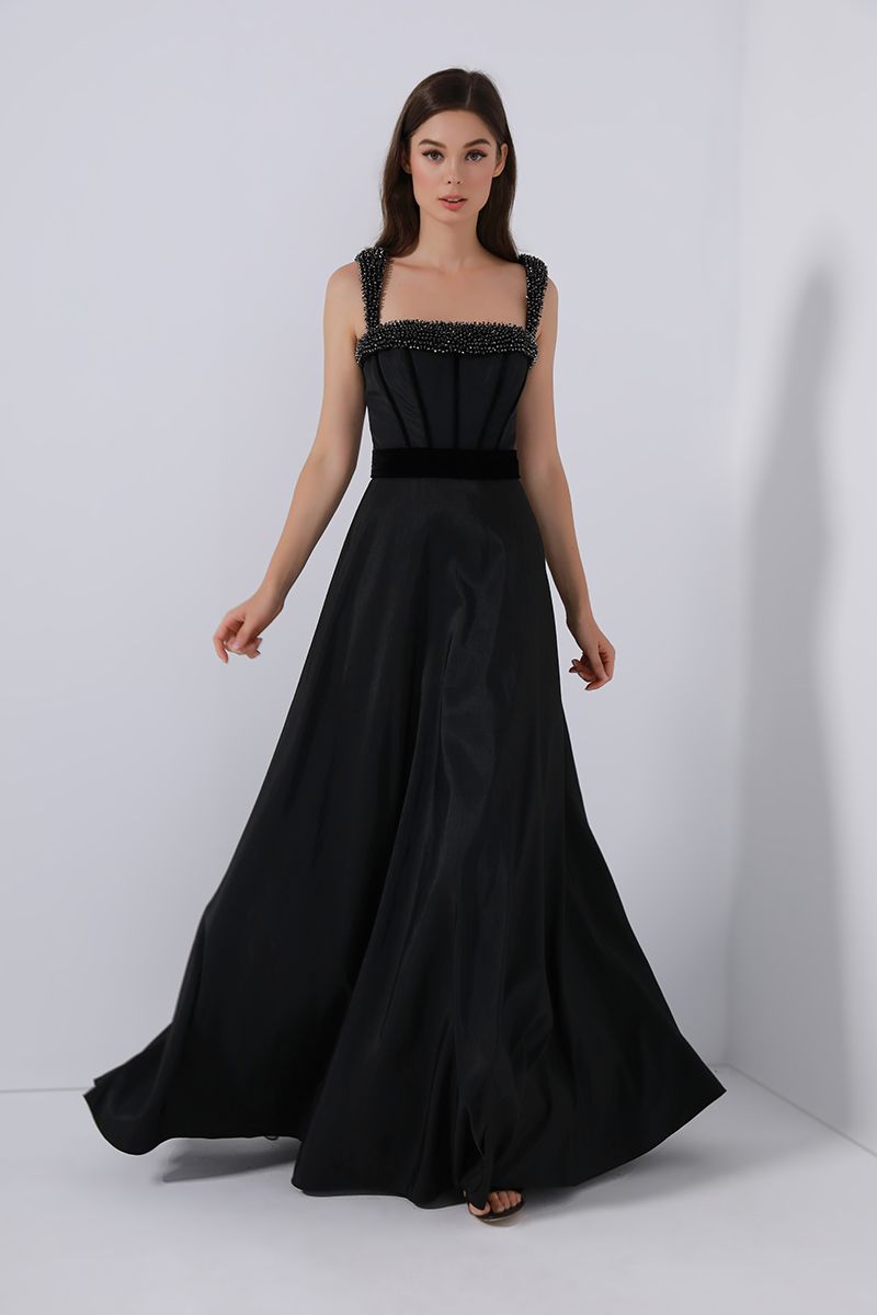Rhinestone embellishment dress