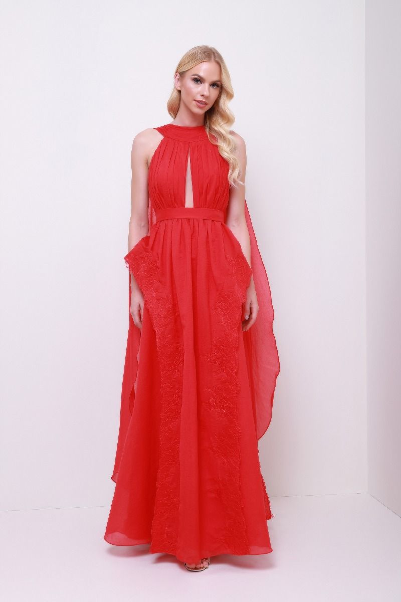 Unique pleated bustier dress