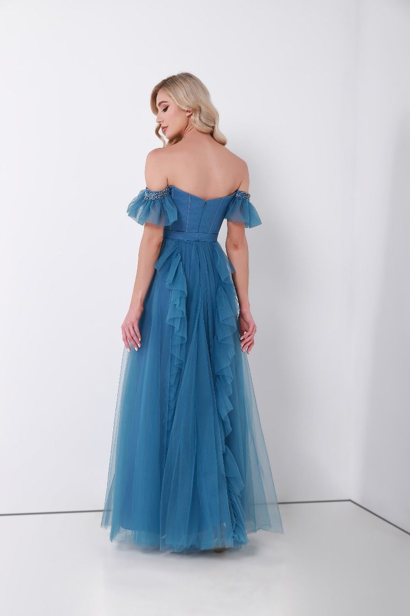 Unique ruffled dress