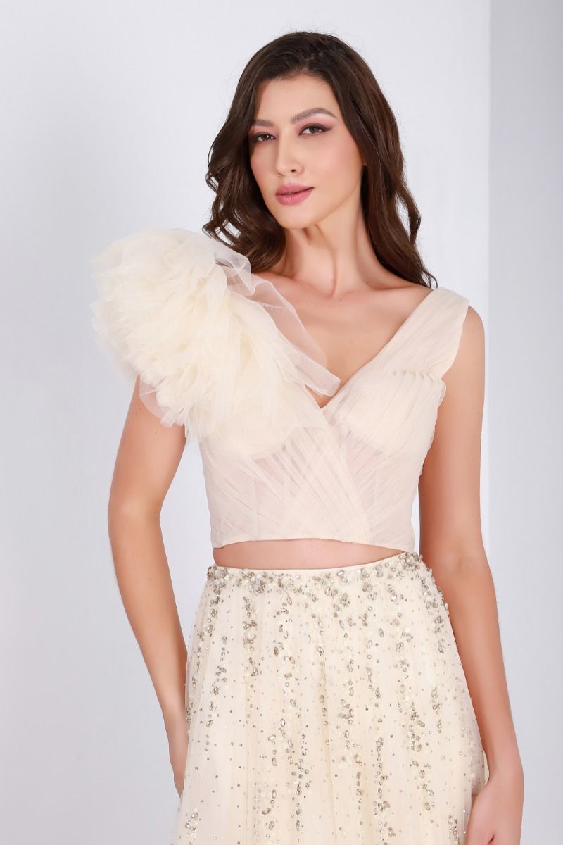 Sequin beaded embellishment dress