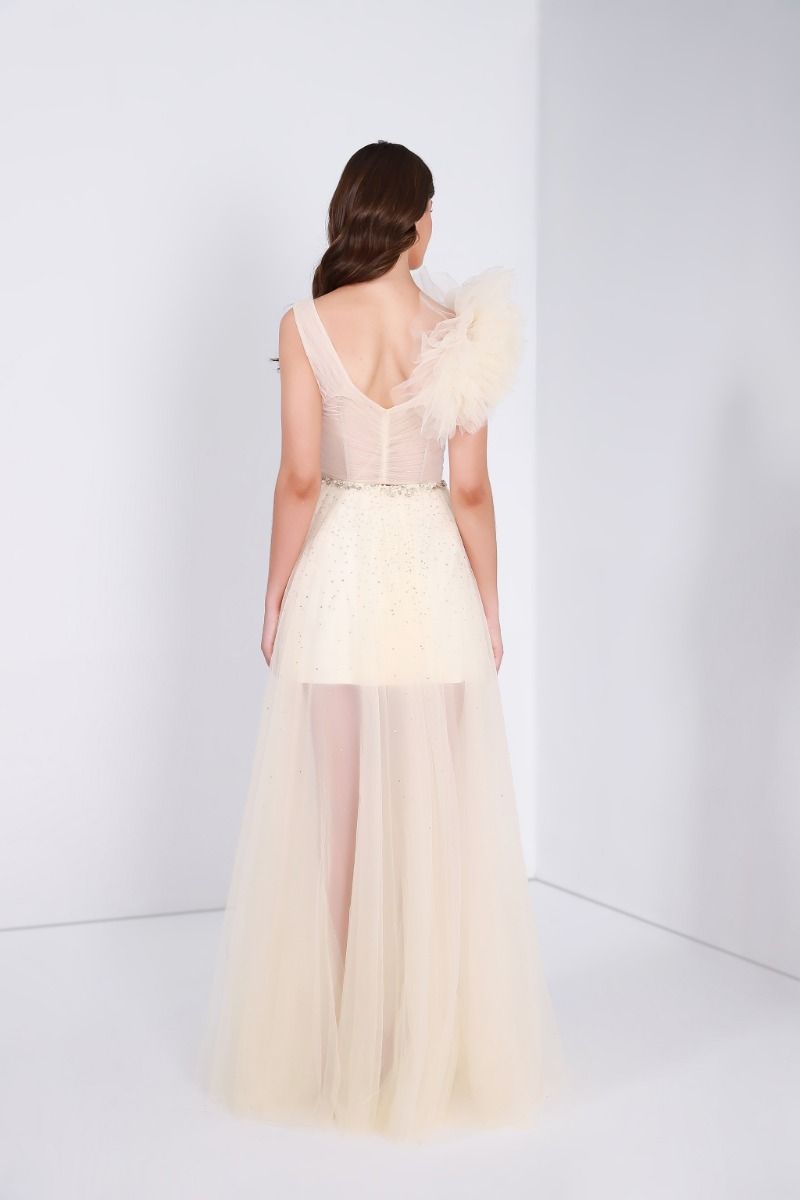 Sequin beaded embellishment dress