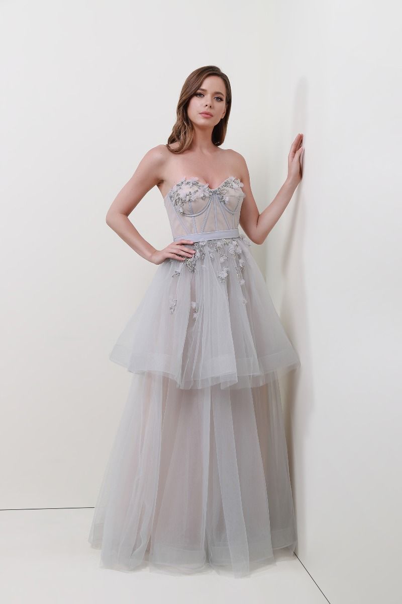 Fitted bustier dress