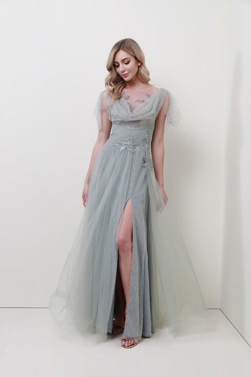 Pearl embellishment dress