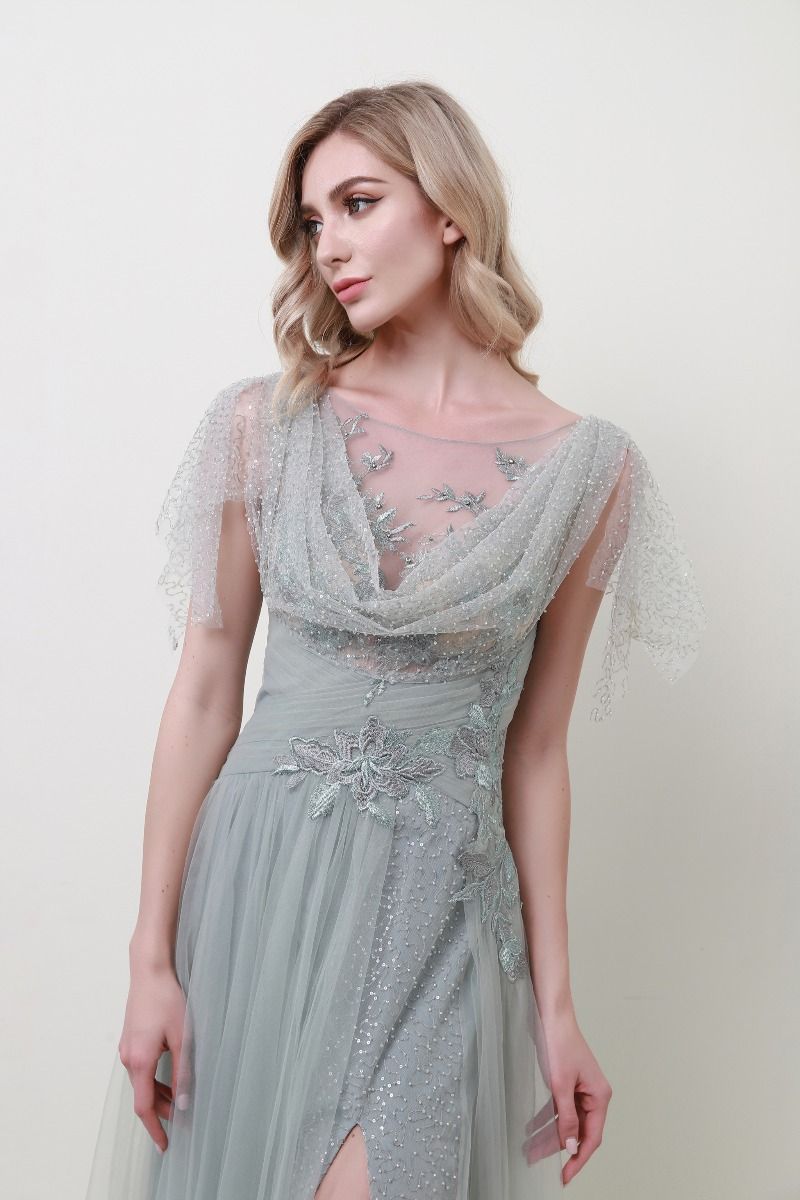 Pearl embellishment dress