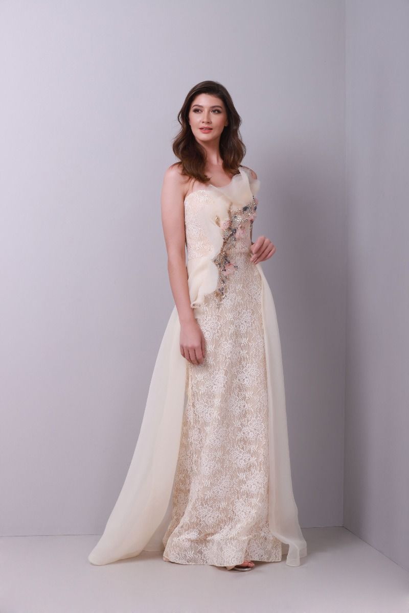 Rhinestones embellishments dress