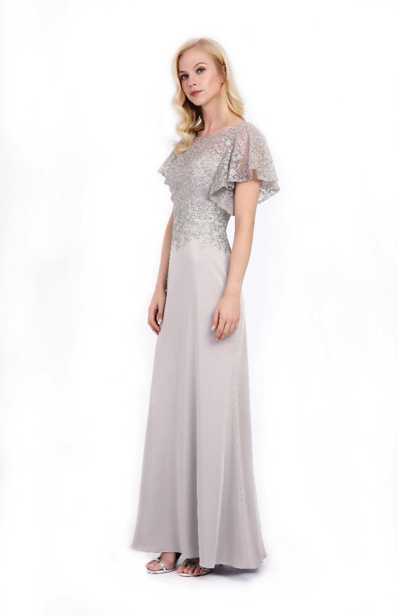 Frill sleeves dress