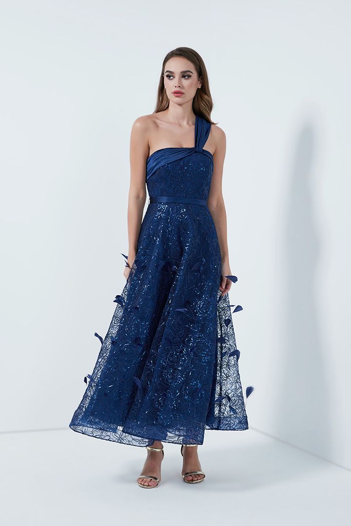 Sequins & feather dress