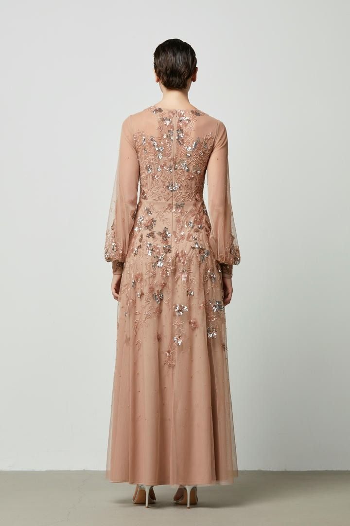 Floral Sequin Dress