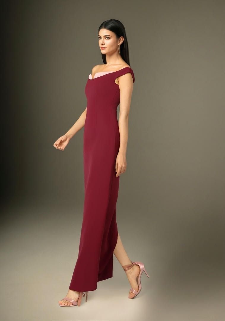 Bordeaux Nocturne Gown
