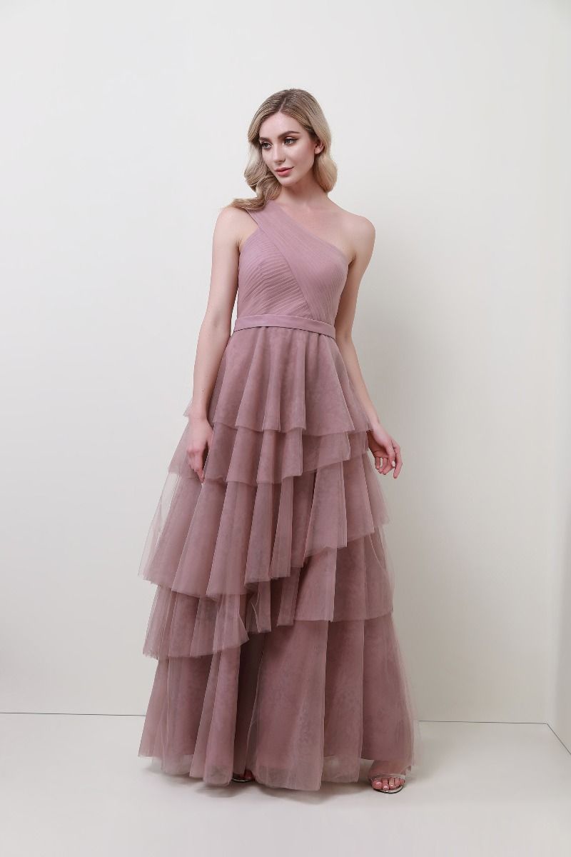 Tiered mesh dress