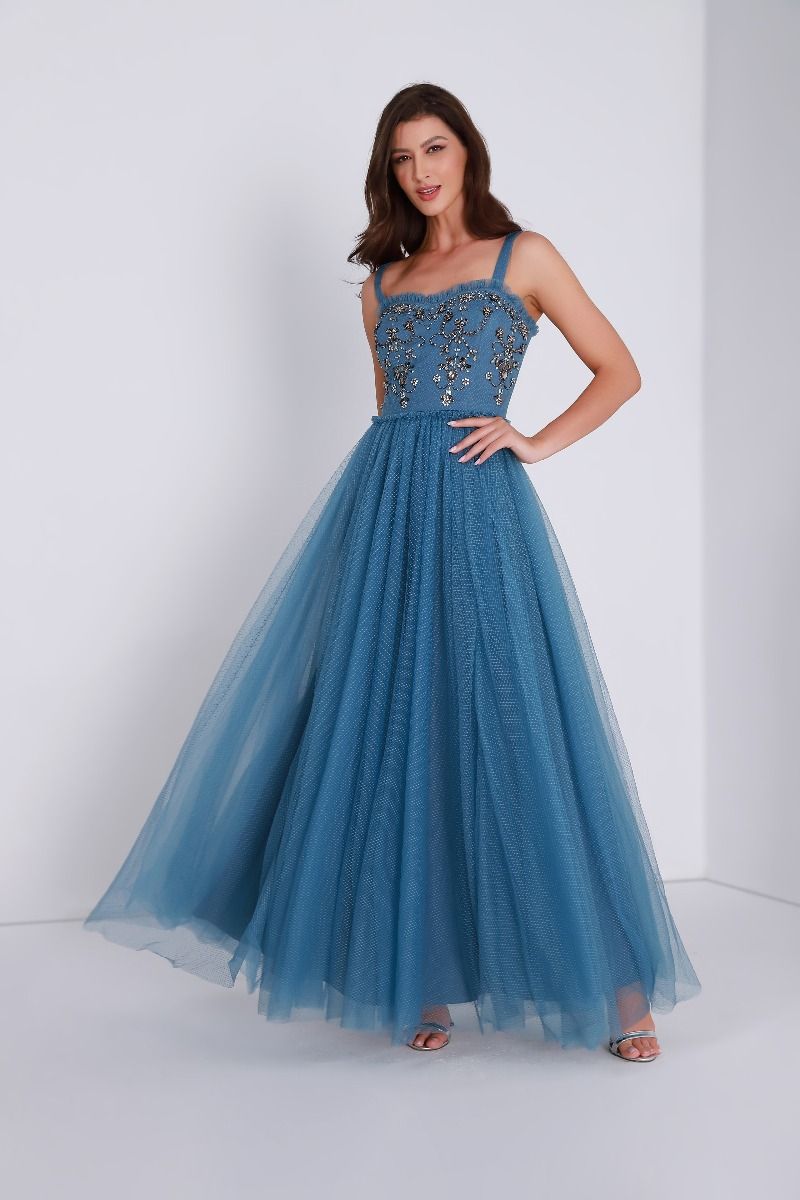 Rhinestones embellishment dress