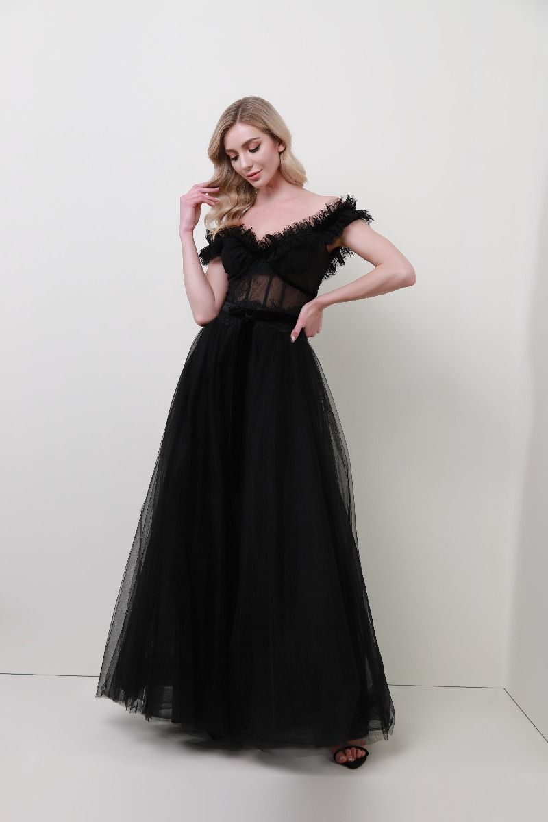 Lace bustier dress
