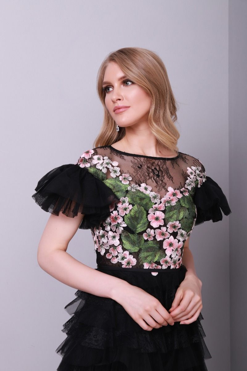 Floral tiered dress 