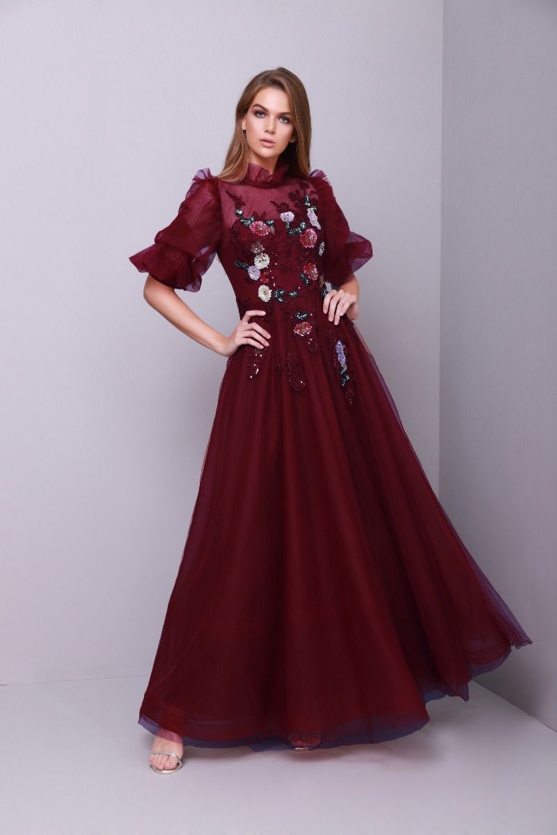 Floral sequin dress