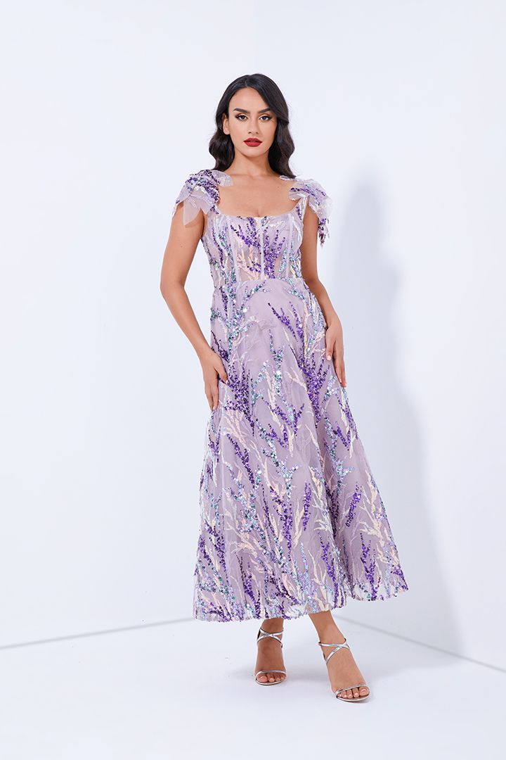 Sequin Embellishment Dress