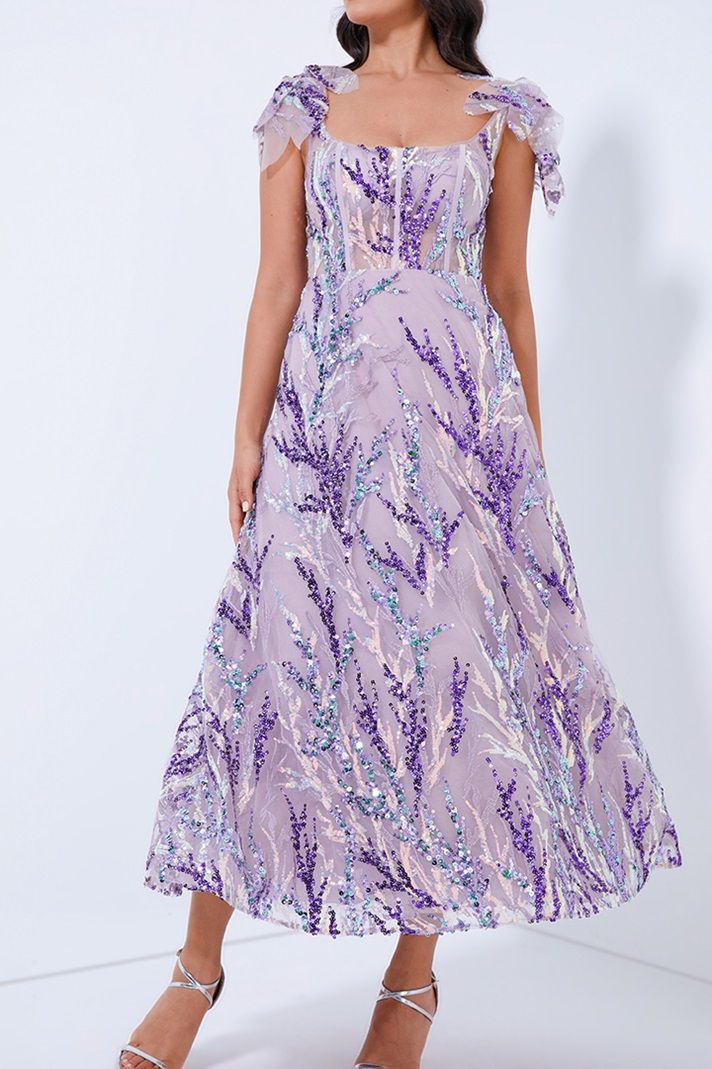 Sequin Embellishment Dress