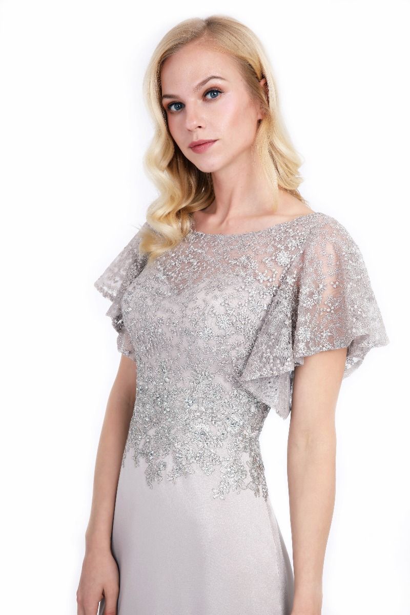 Frill sleeves dress