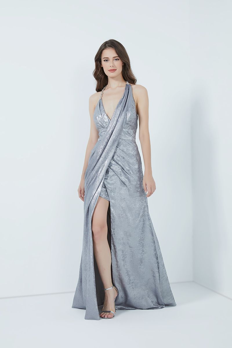 Silver chain dress