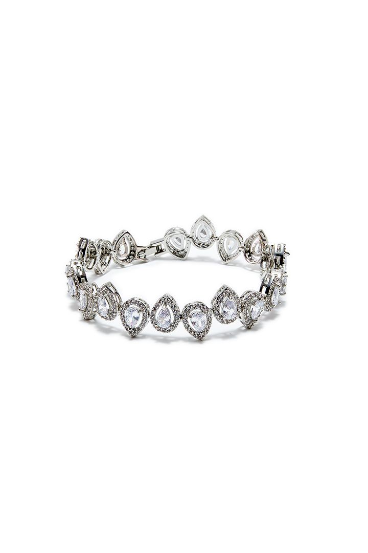 Teardrop Rhinestones Bracelet