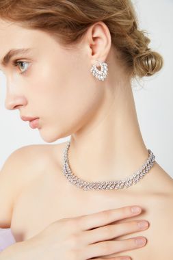  طقم الرونق المضيء بالكريستال