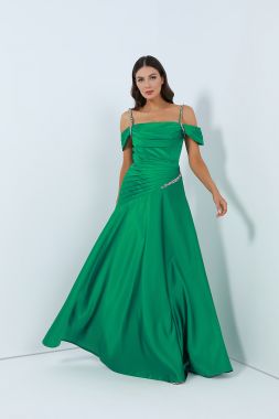 Off-shoulder Embellished dress